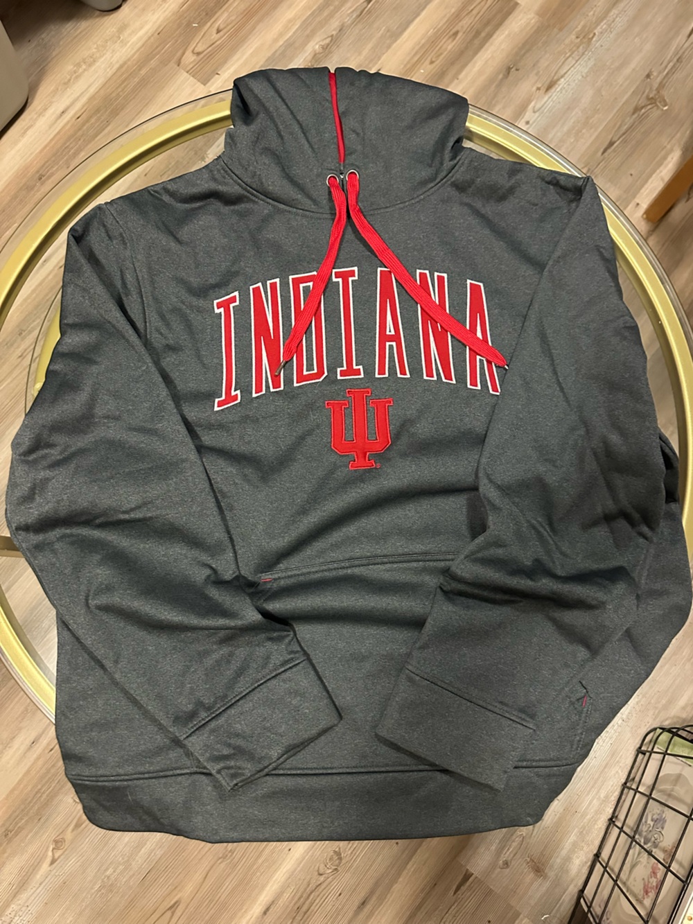 IU Top of the World Charcoal Hoodie